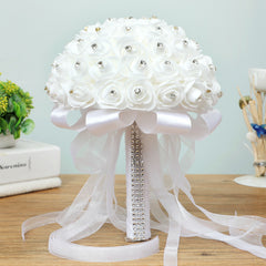 Artificial Wedding Bouquets Hand Made Rose Flower