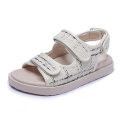 Versatile Platform Polyurethane Sandals With Velcro Beach Shoes
