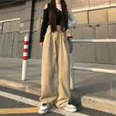 Oversized Corduroy Autumn Women's Loose Wide Leg Pants
