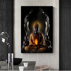 God Buddha Wall Art Canvas Modern Buddha Canvas Art Paintings On The Wall Canvas Pictures Buddhism Posters Wall Decor