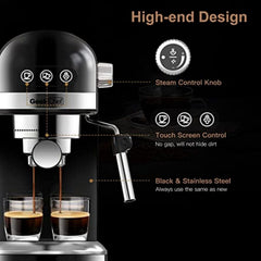 20 Bar Espresso Machine 1350W High Performance 1.4 Ldetachable Transparent Water Tank Thermo Block Beating System Prohibit Amazon Sales