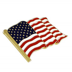American World Map Oil Dripping Alloy Brooch