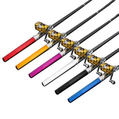 1 meter's foreign trade Mini fishing rod, cross border Amazon WISH portable pen fishing rod Fishing Rod A