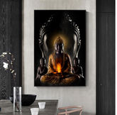 God Buddha Wall Art Canvas Modern Buddha Canvas Art Paintings On The Wall Canvas Pictures Buddhism Posters Wall Decor