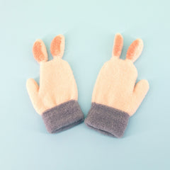 Winter Children's Woolen Gloves For Warmth