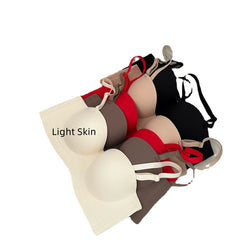 Women's Fashion Push Up Breast Holding Half Cup Non-slip Underwear None