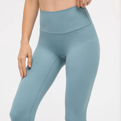 High Waist Belly Contracting And Close-fitting Yoga Pants Women's European And American