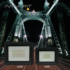 LED Flood Light 10W 20W 30W 50W 100W AC 220V/110V IP68 Waterproof Outdoor Spotlight