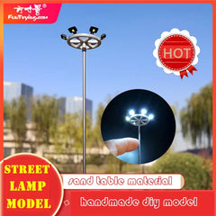1/3Pcs Ho Scale Model Lighting Tower,12V Model Street Lights