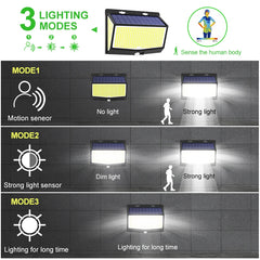 NEW 468 LED Solar lamp outdoor light Waterproof