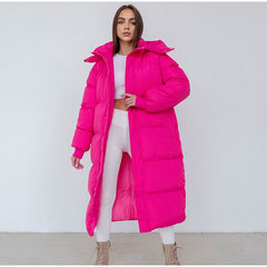 Down Jacket Korean Style Super Long Women's Clothing