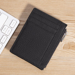 Leather Holder Men's Credit Card Document Bag