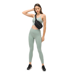 High Waist Belly Contracting And Close-fitting Yoga Pants Women's European And American