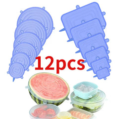 12 PCS Adaptable Silicone Caps Covers Universal