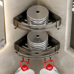 Bathroom Shelf No Drill Wall Mounted Shampoo Bottle Shower