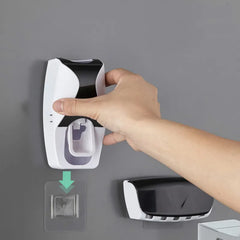 2PCS Automatic Toothpaste Wall Mount