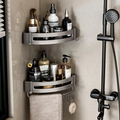 Bathroom Shelf No Drill Wall Mounted Shampoo Bottle Shower