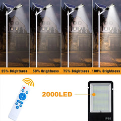 5000W Split Solar street Light Waterproof LED Solar Light Backyard