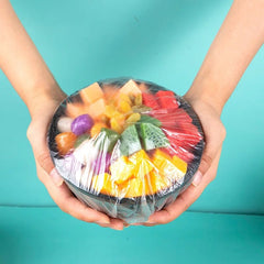 1800pcs Colorful Saran Bag Wrap Disposable