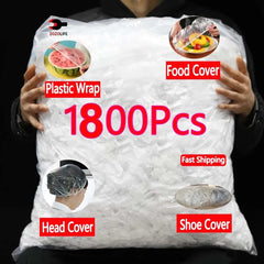 1800pcs Colorful Saran Bag Wrap Disposable