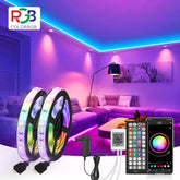 (EU Plug) LED Strip Light RGB 5050 Music Sync