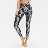 Women's Snake Print Yoga Trousers