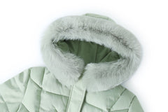 Thickened Large Wool Collar Cotton Jacket