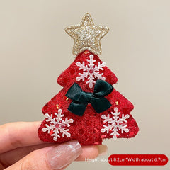 Cartoon Cute Santa Claus Brooch Christmas Festival Accessories