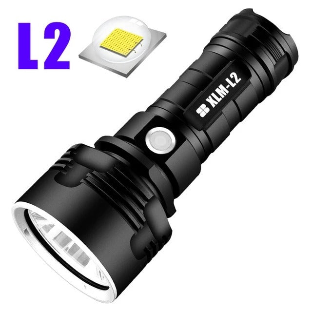 Strong Flashlight Focusing Led Flash Light Rechargeable Super Bright LED Outdoor Xenon Lamp