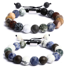 Stone Solar System Eight Planets Bracelet