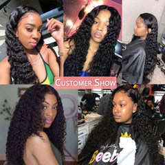 European And American Wig Female Front Lace Chemical Fiber Long Curly Hair Wig Set