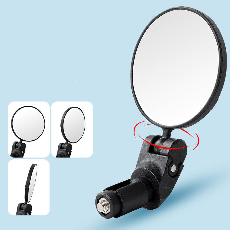 Universal bicycle rearview mirror reflector