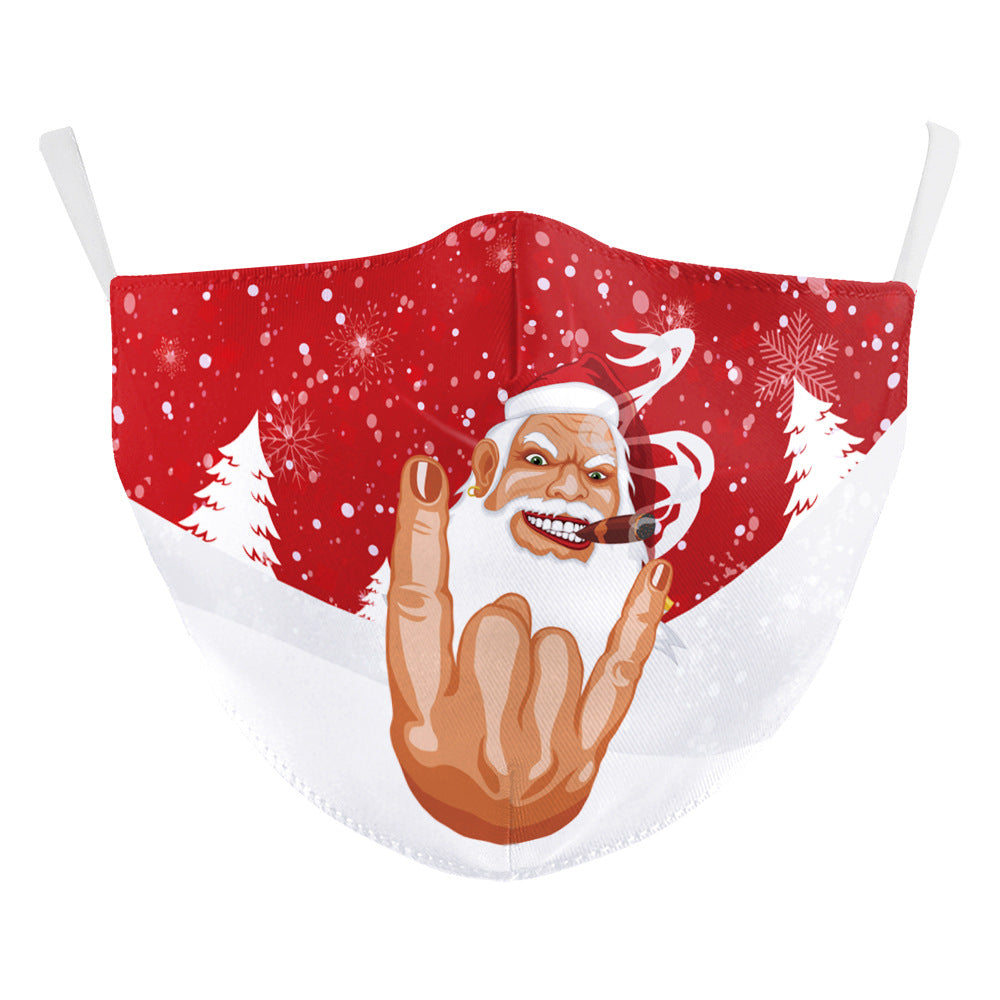 Christmas Digital Printing Protective Mask