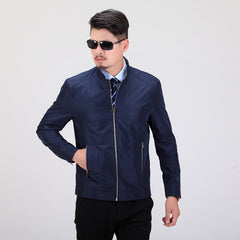 Men's Business Jacket Stand Collar Jacket