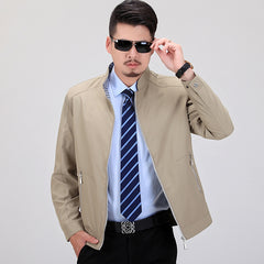 Men's Business Jacket Stand Collar Jacket
