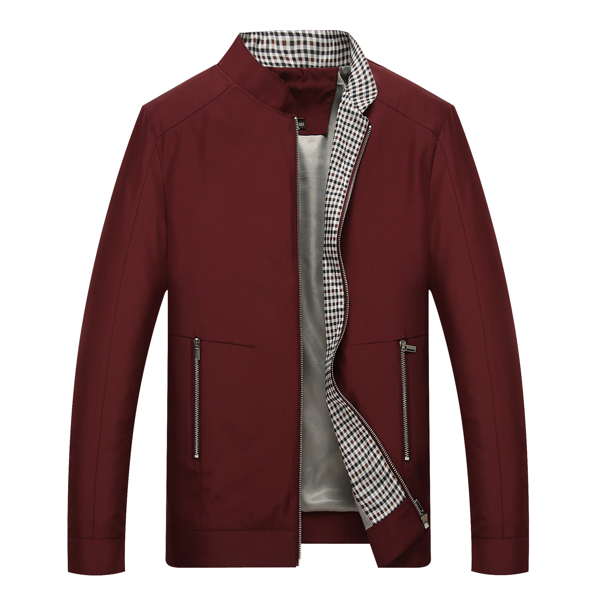 Men's Business Jacket Stand Collar Jacket