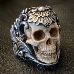 Stainless Steel Hollow Vintage Ring