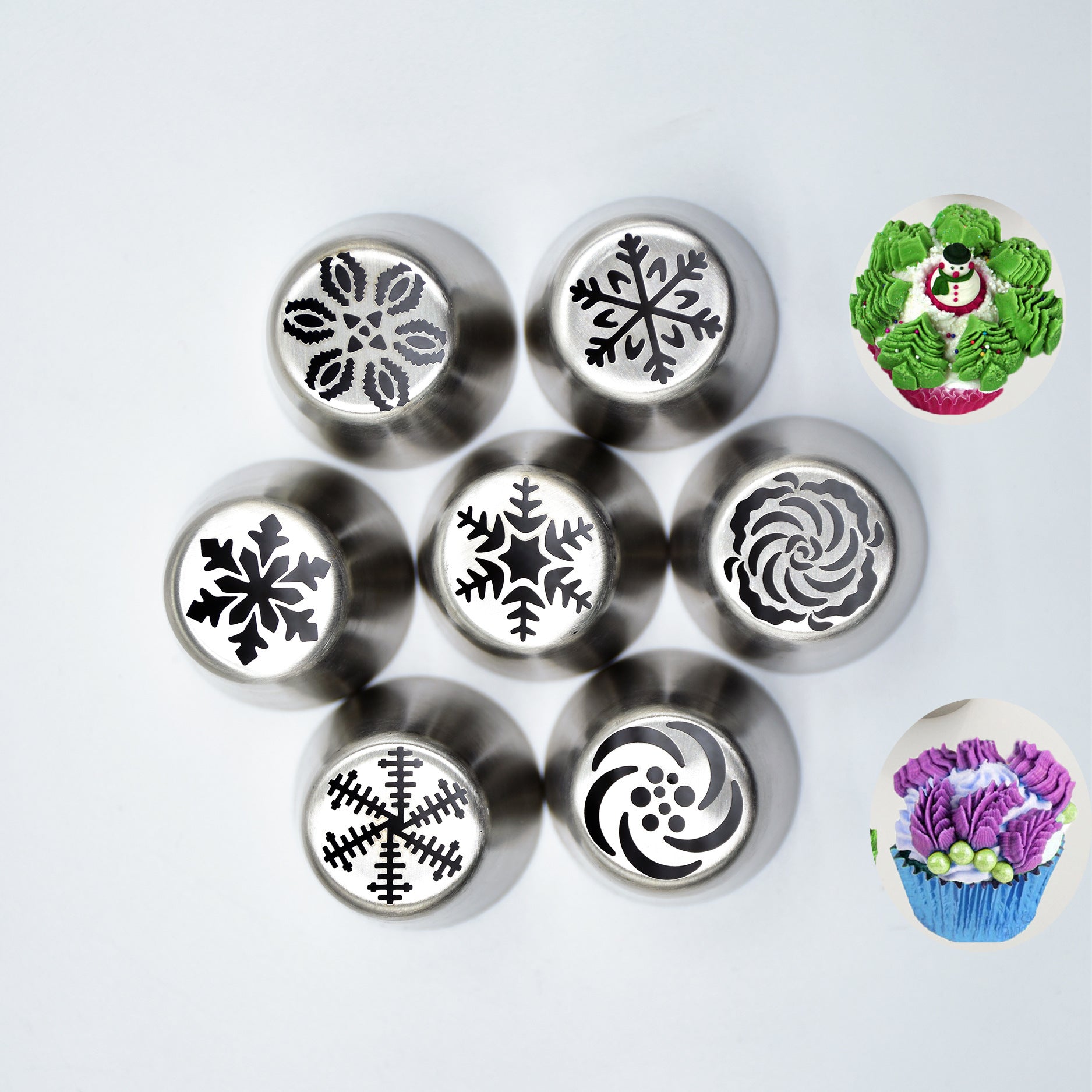 DIY Series Stainless Steel Christmas Decorating Mouth 30 Variety of Cakes Decoration Tools