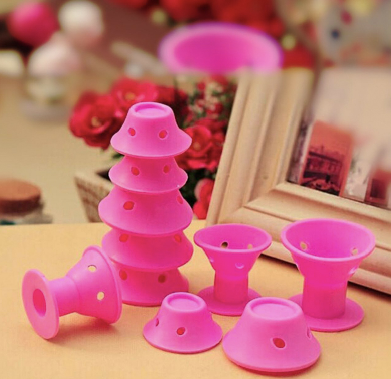 Soft Rubber Magic Hair Care Rollers Silicone Hair Curlers No Heat Hair Styling Tool