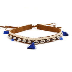 Geometric Shell Woven Slim Waist Belt Women's Waist Chain