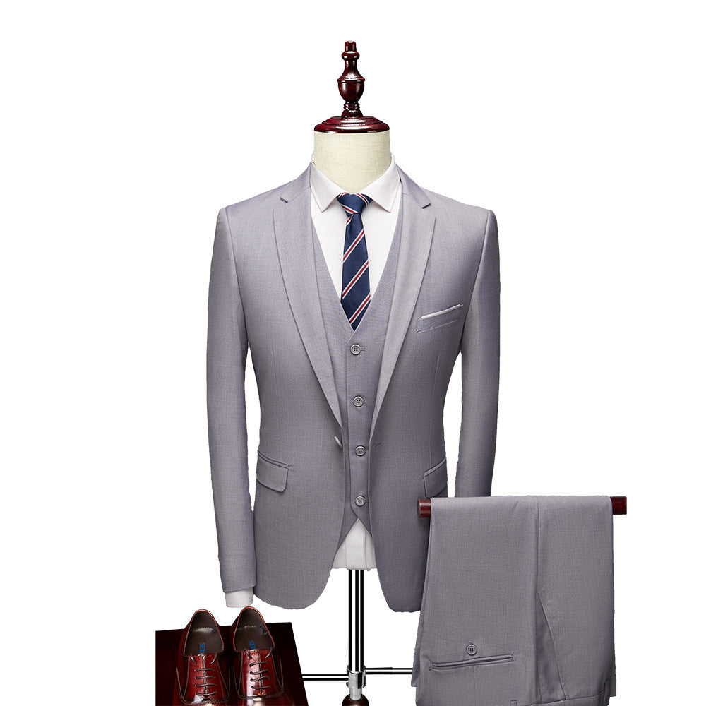 Business Casual Men's Korean Slim Suit