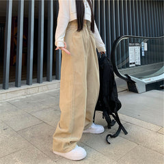 Oversized Corduroy Autumn Women's Loose Wide Leg Pants