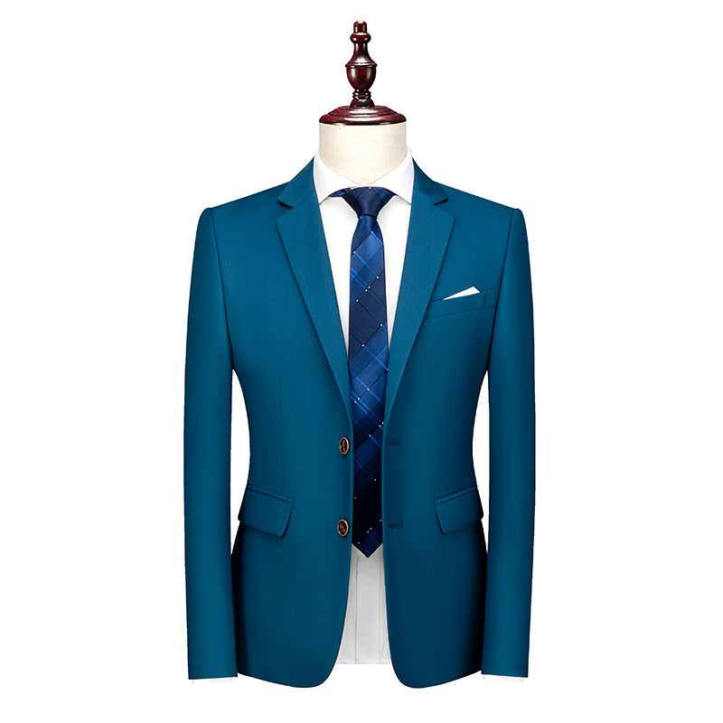 Men's Plus Size Business Casual Groom Dress