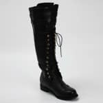 Plus Size High Leg Boot Low Heel Martin Boots