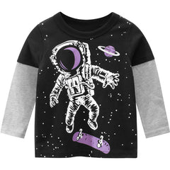 Boys Long Sleeve T-shirt Children's Clothing Baby Tops