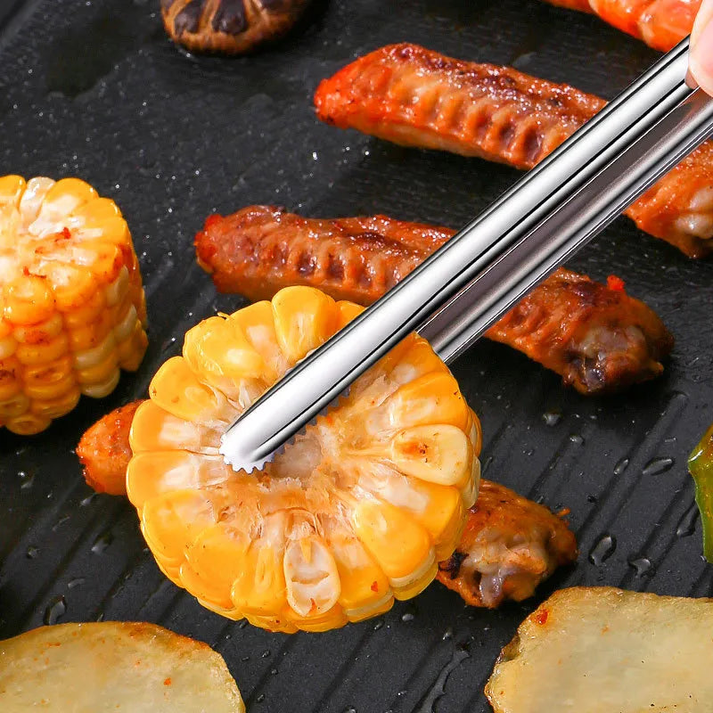 Grill Tongs Meat Cooking Utensils For BBQ Baking