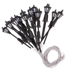 20PC 7cm Model Railway Led Lamppost Lamps Wall Lights