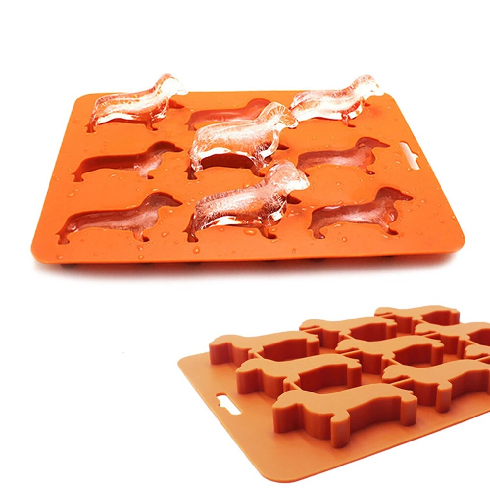 3D Dachshund Chocolate Cake Molds