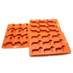 3D Dachshund Chocolate Cake Molds