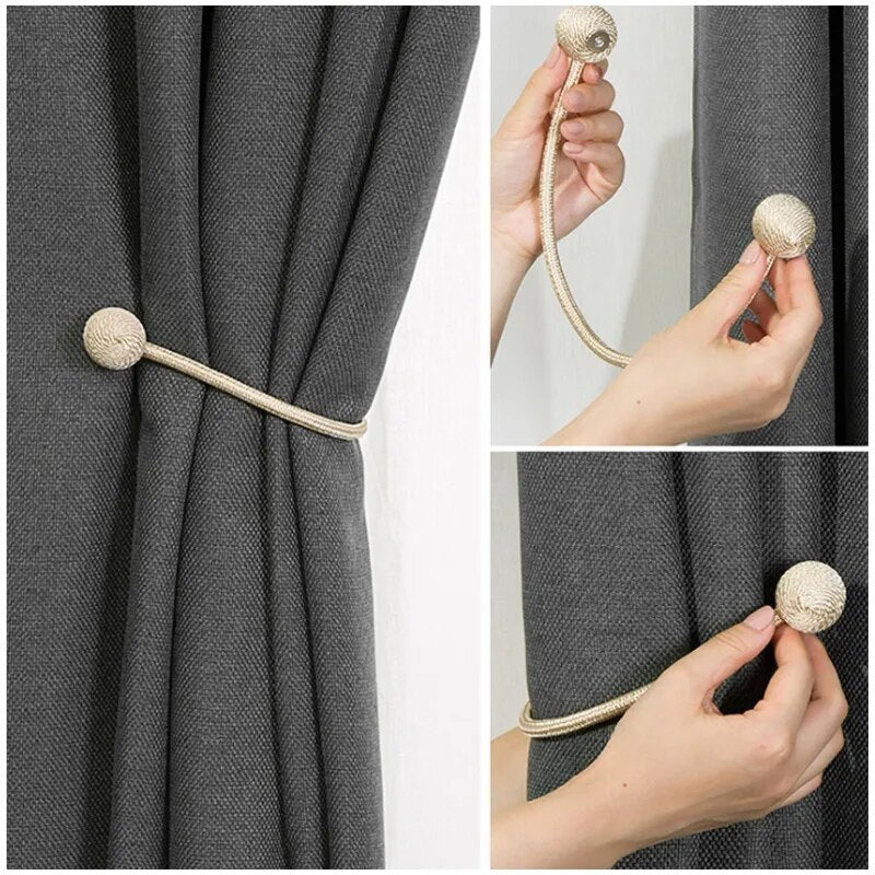 BELAVENIR 1Pc Magnetic Curtain Tieback High Quality